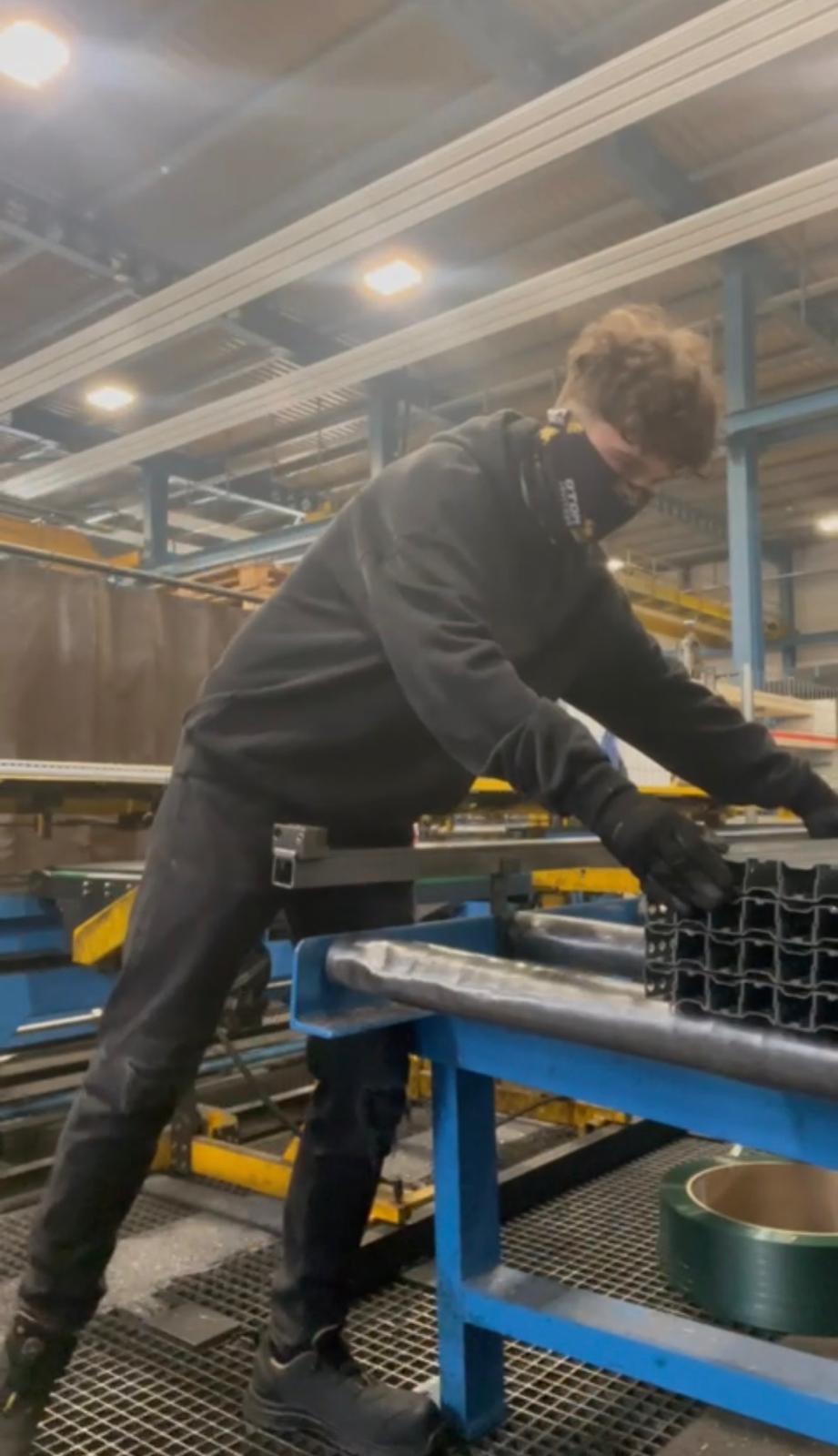 Engjull working in a factory — the shift to a new life